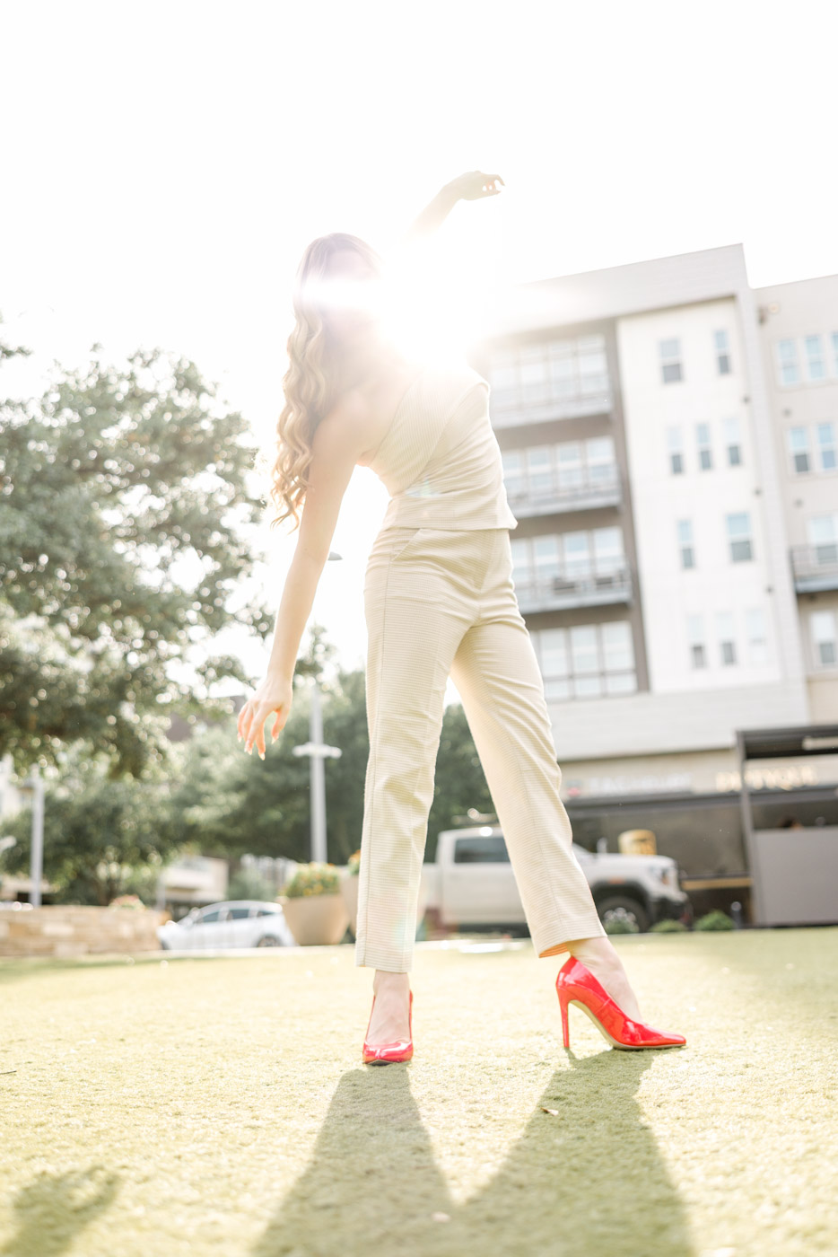 Dance-inspired portrait at The Domain, Austin