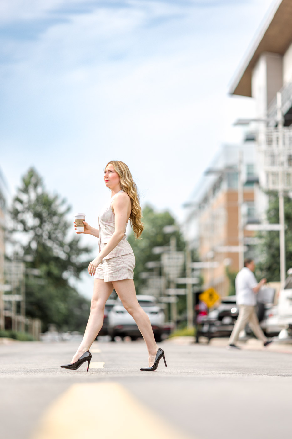 Relaxed first portraits, Austin senior session