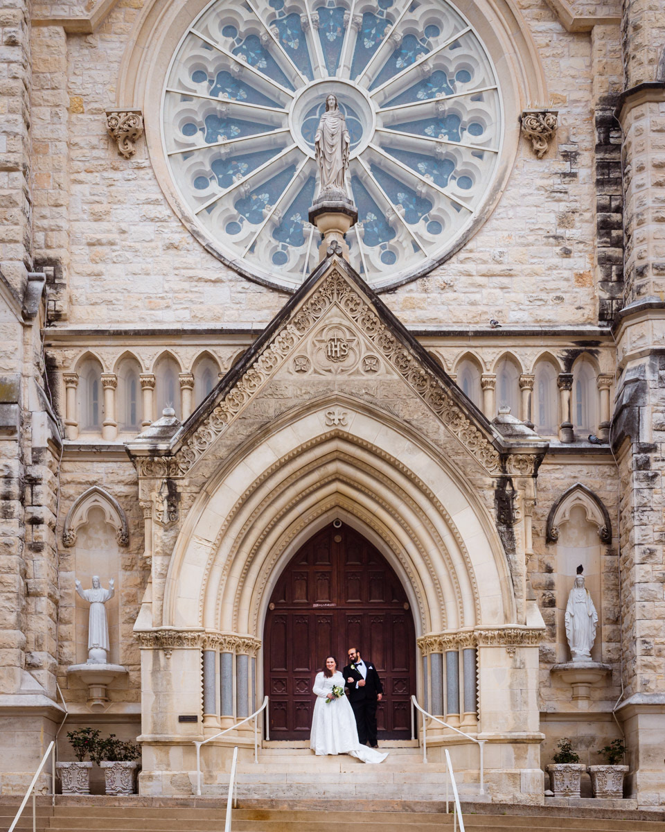 Family portrait at Austin wedding
