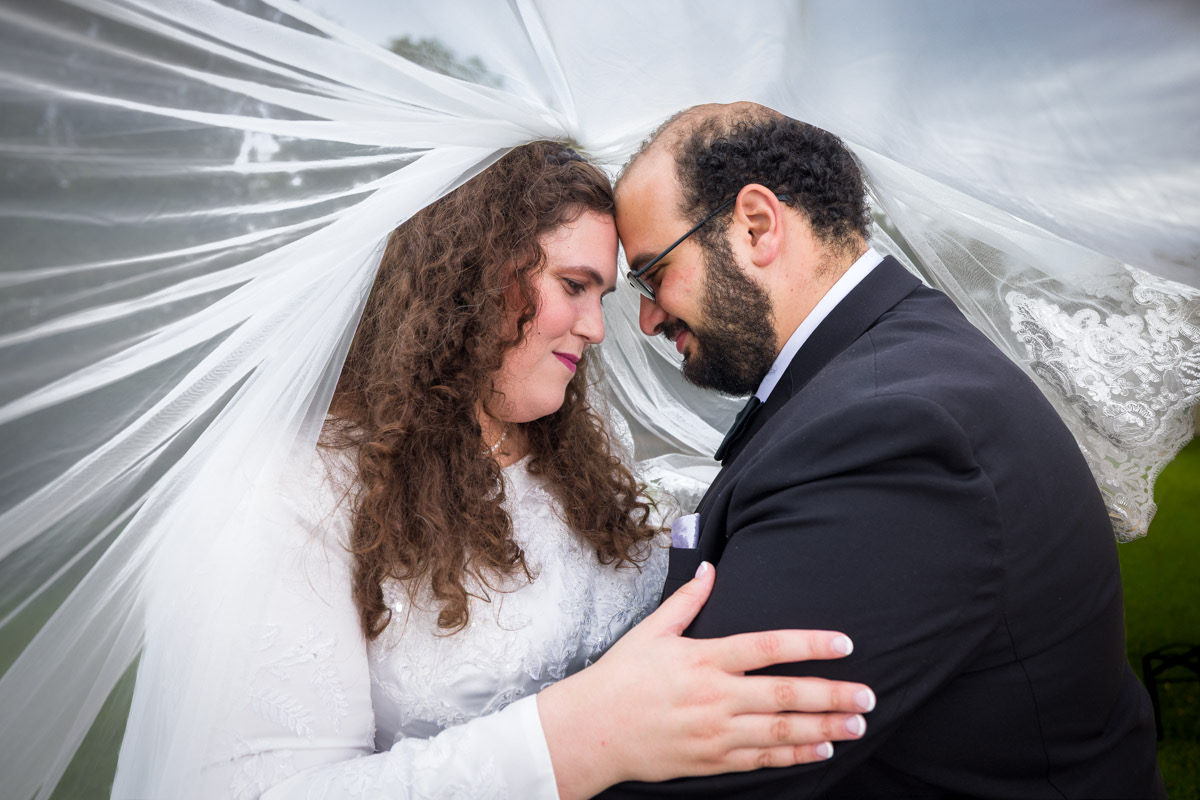 Bride and groom official portrait