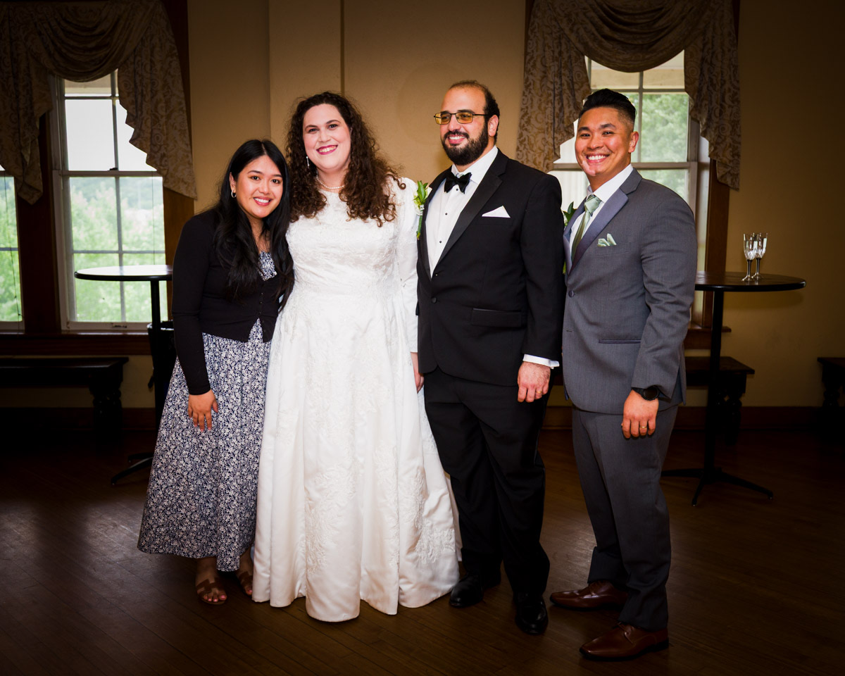Reception toast, Austin wedding