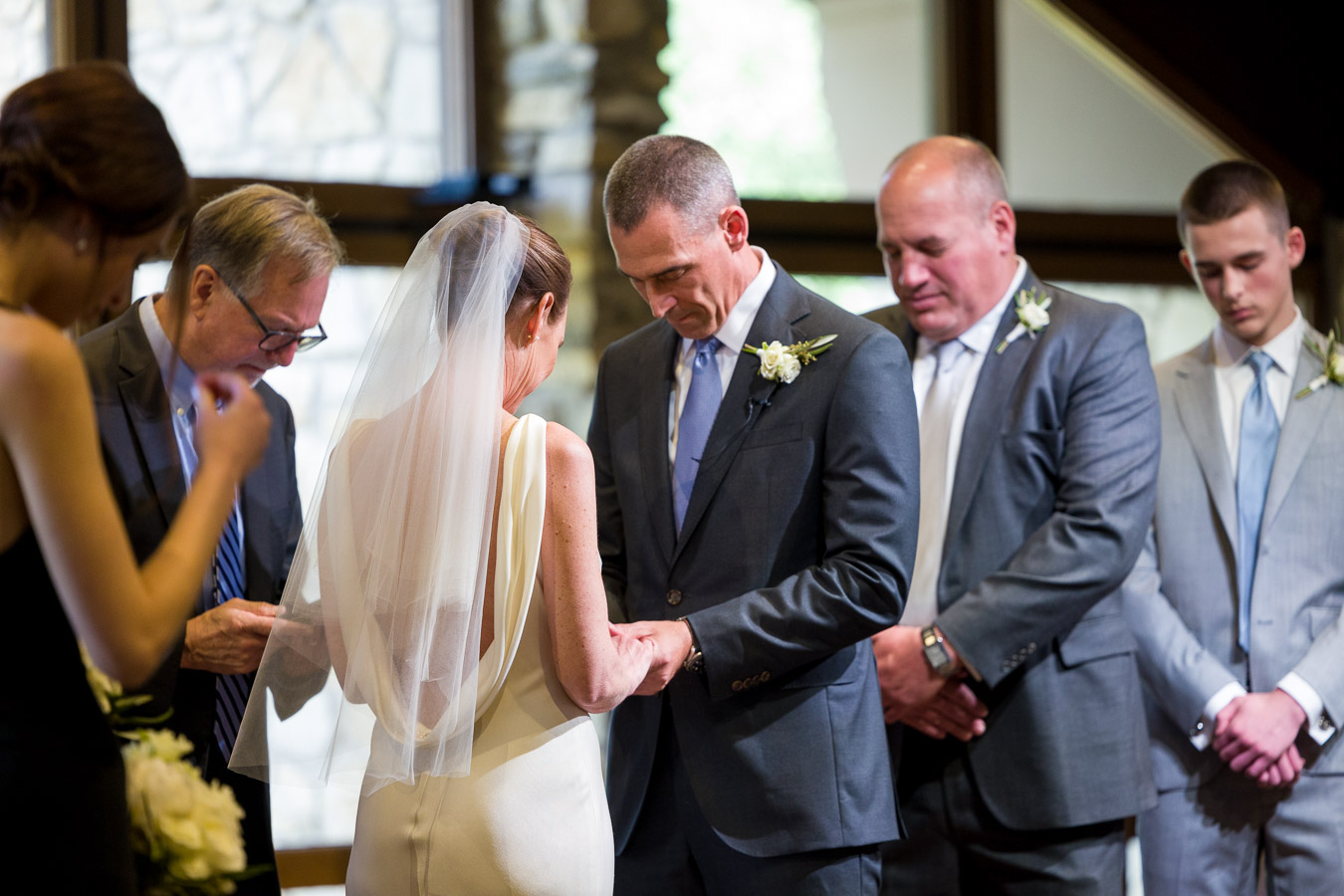 Ring exchange during the wedding ceremony