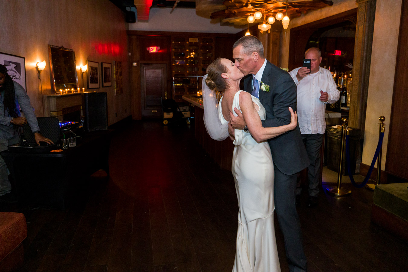 Dance floor celebration, Austin wedding reception