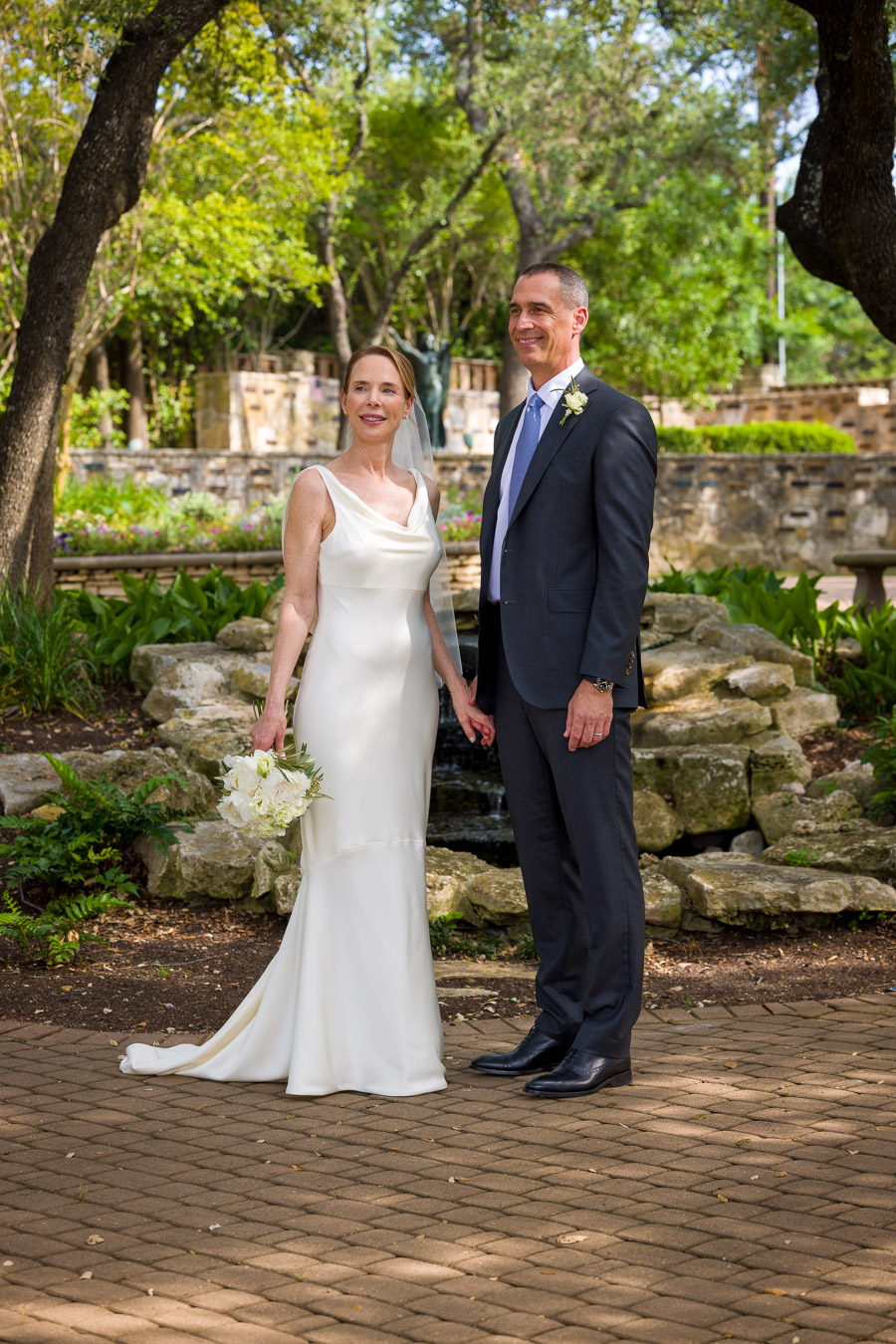Bride and groom official portrait