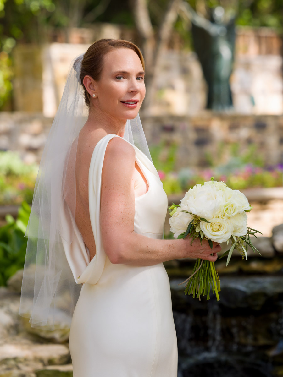 Candid portrait moment, Austin wedding