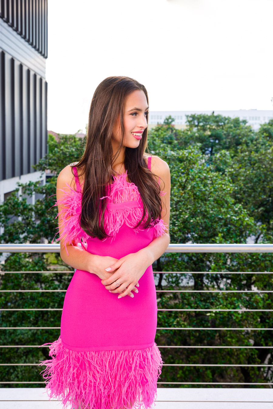 A senior exploring their own style in front of the camera
