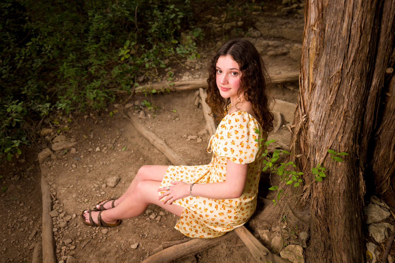 Signature senior portrait session, fully styled